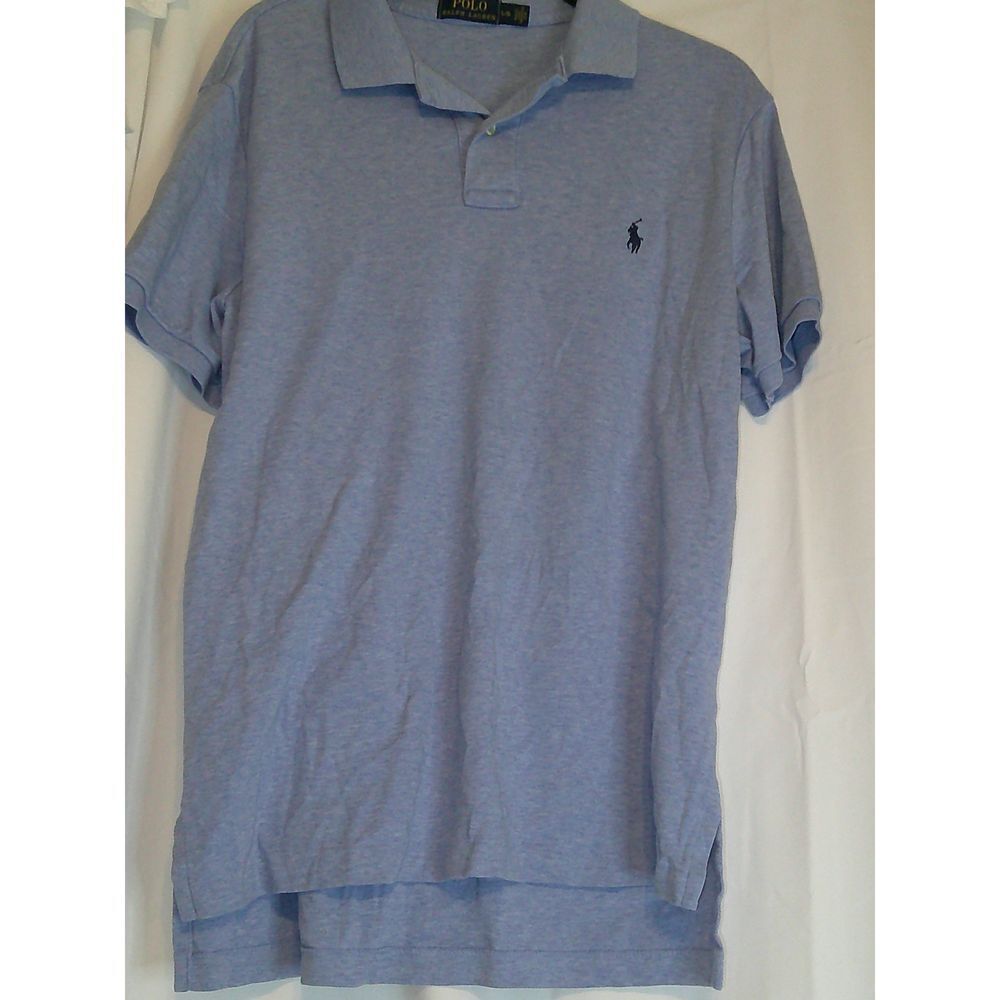 Polo Ralph Lauren Light Blue Classic Fit Polo Shirt Casual Preppy L/G